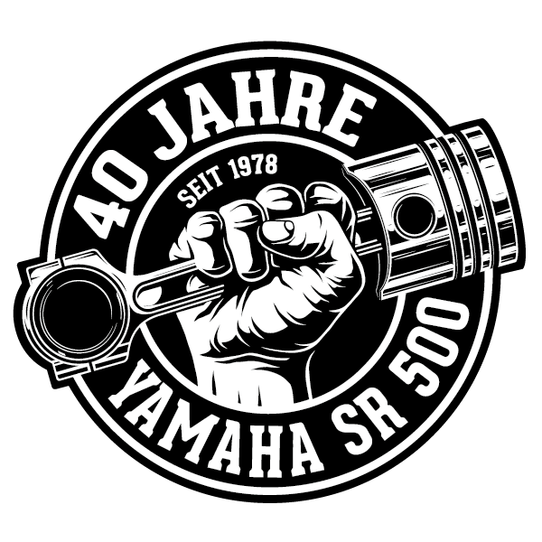 40 Jahre sr 500 logo